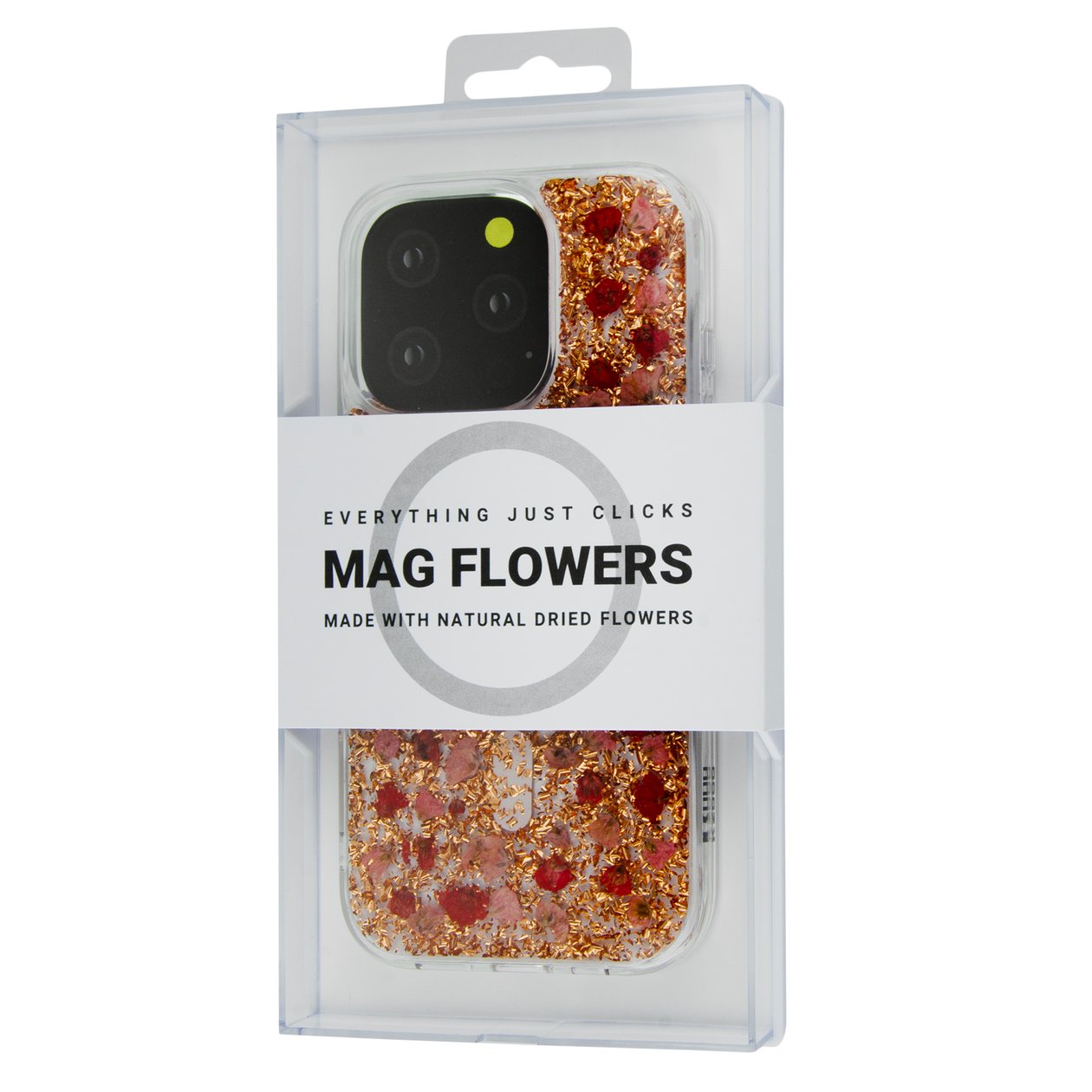 KzDoo Mag Flowers Case iPhone 16 Pro