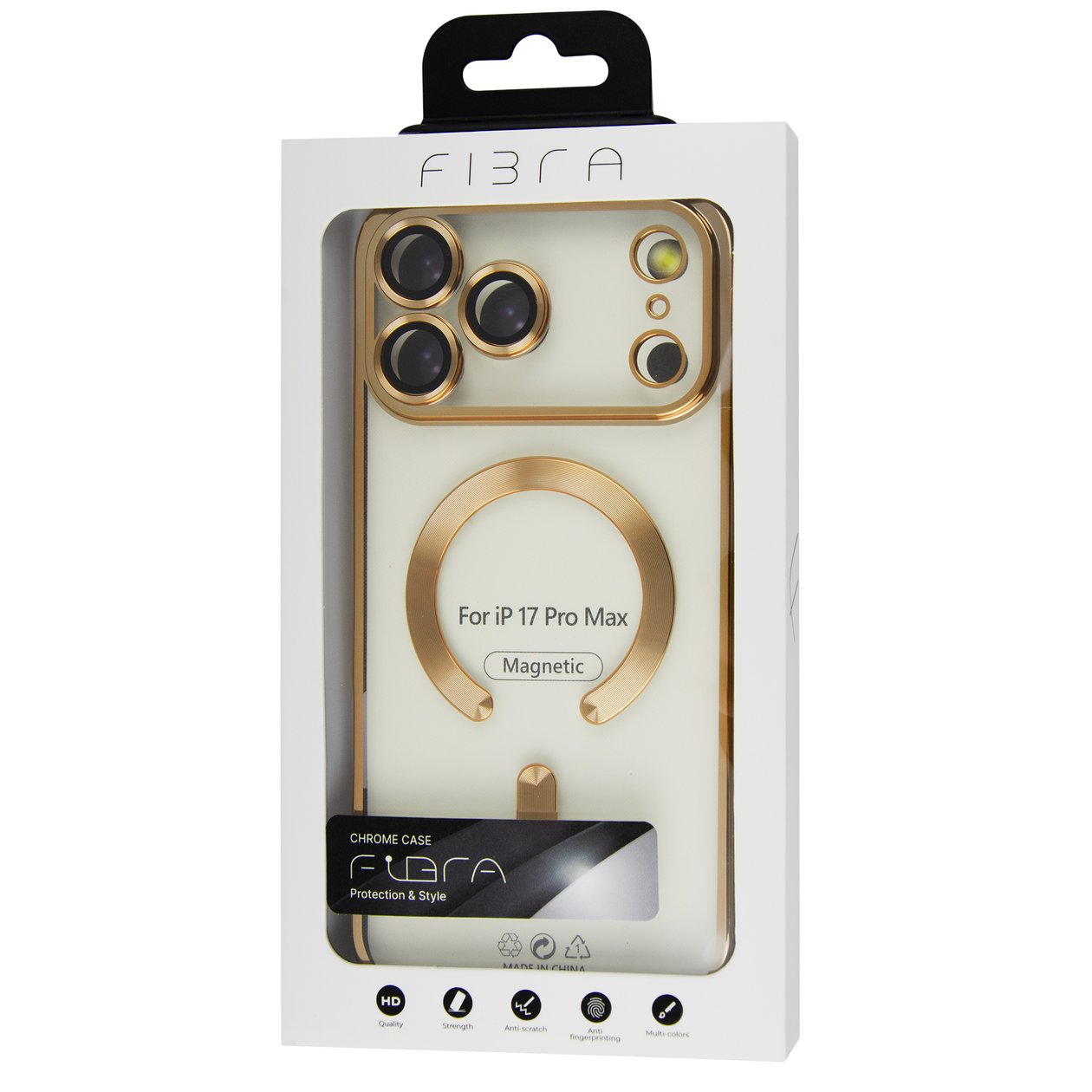 FIBRA Chrome MagSafe case iPhone 17 Pro Max/18 Pro Max