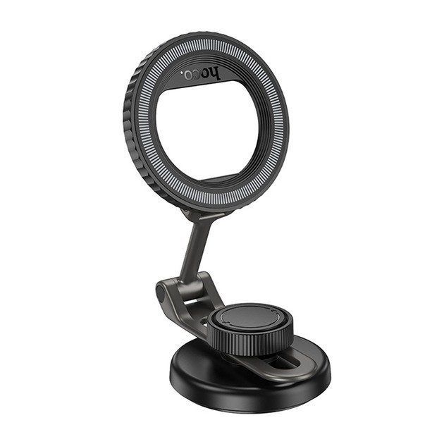Автодержатель Hoco H77 View folding magnetic ring (center console)
