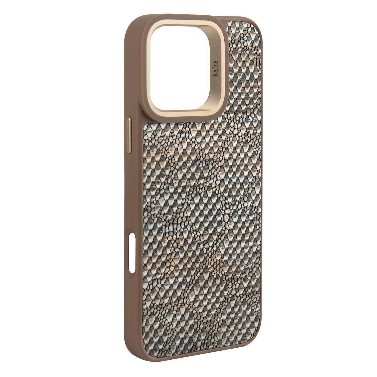 Kajsa Glamorous Collection Complex Lizard  back case for iPhone 16 Pro Max