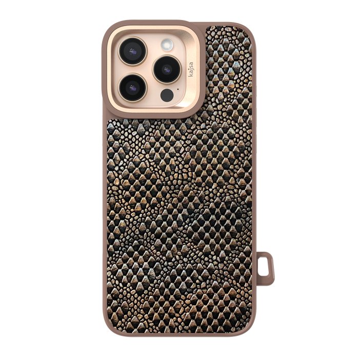 Kajsa Glamorous Collection Complex Lizard  back case for iPhone 16 Pro