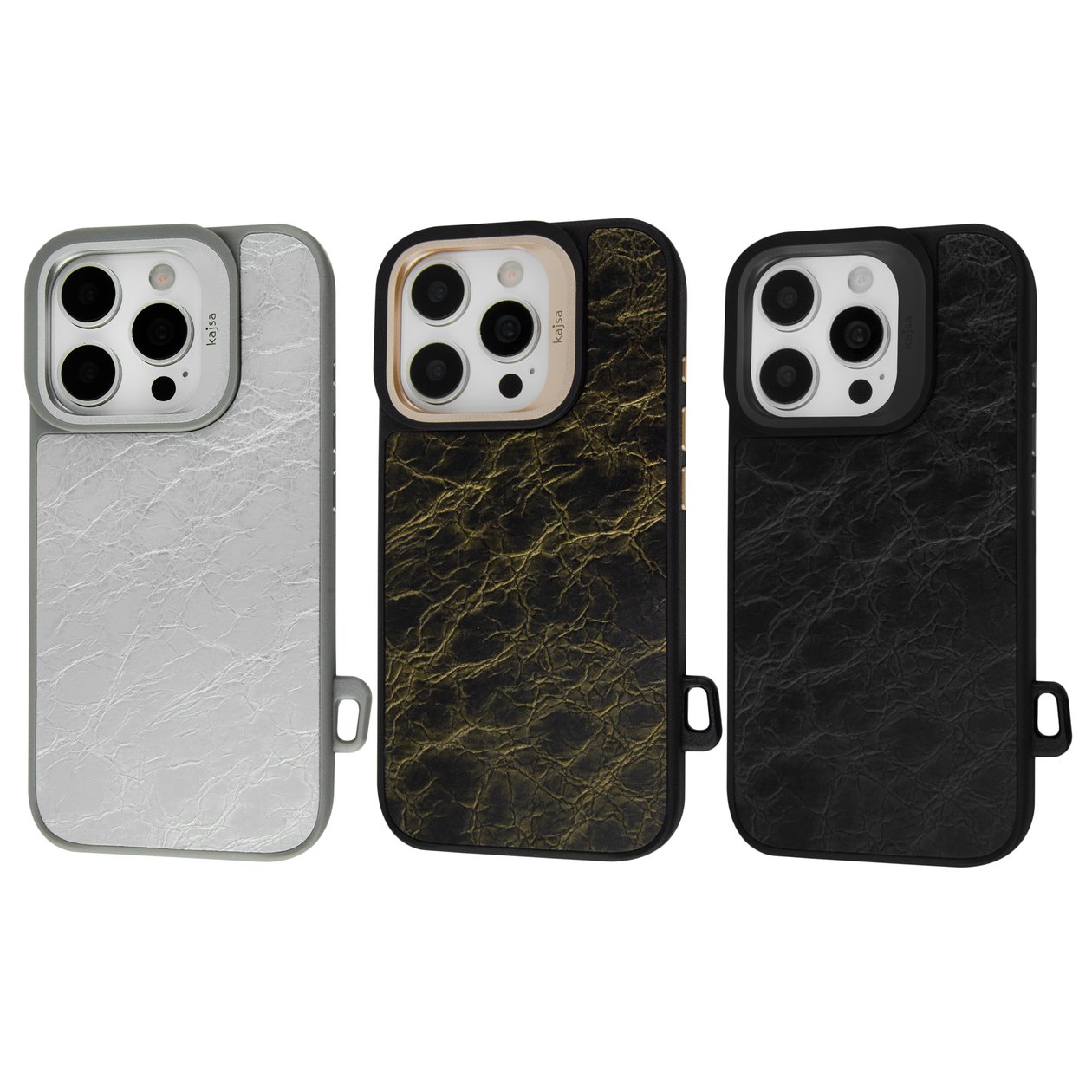 Kajsa Glamorous Collection Metallic Glossy Pastry V.2 back case for iPhone 16 Pro