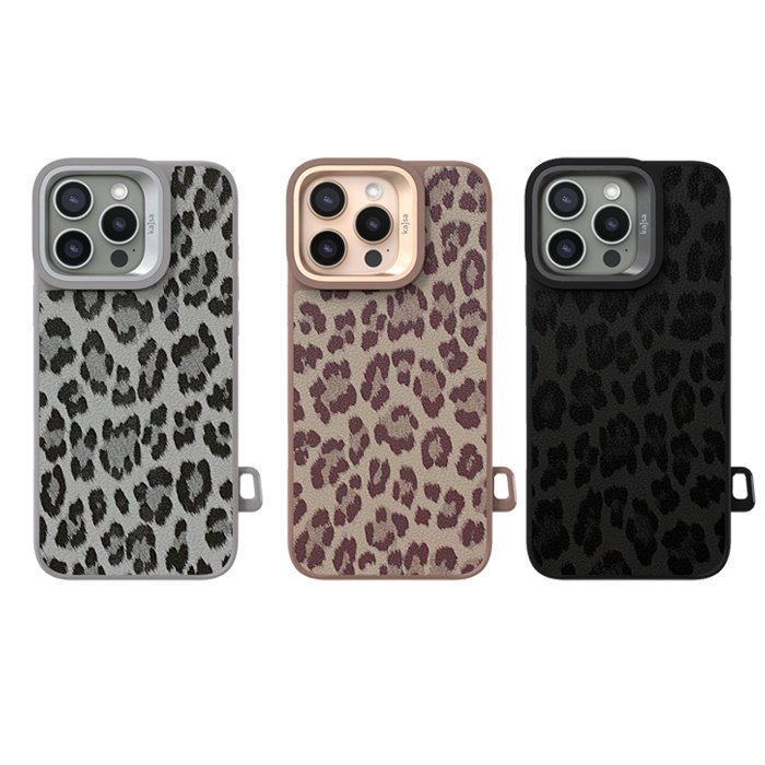 Kajsa Glamorous Collection Leopard Pattern 2 back case for iPhone 16 Pro