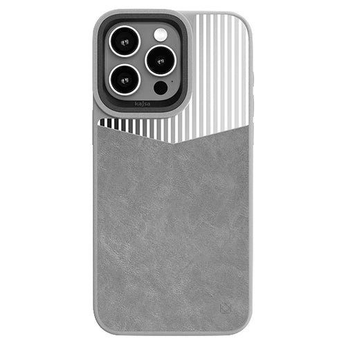 Kajsa Glamorous Collection Metallic Glossy Pastry back case for iPhone 15 Pro Max