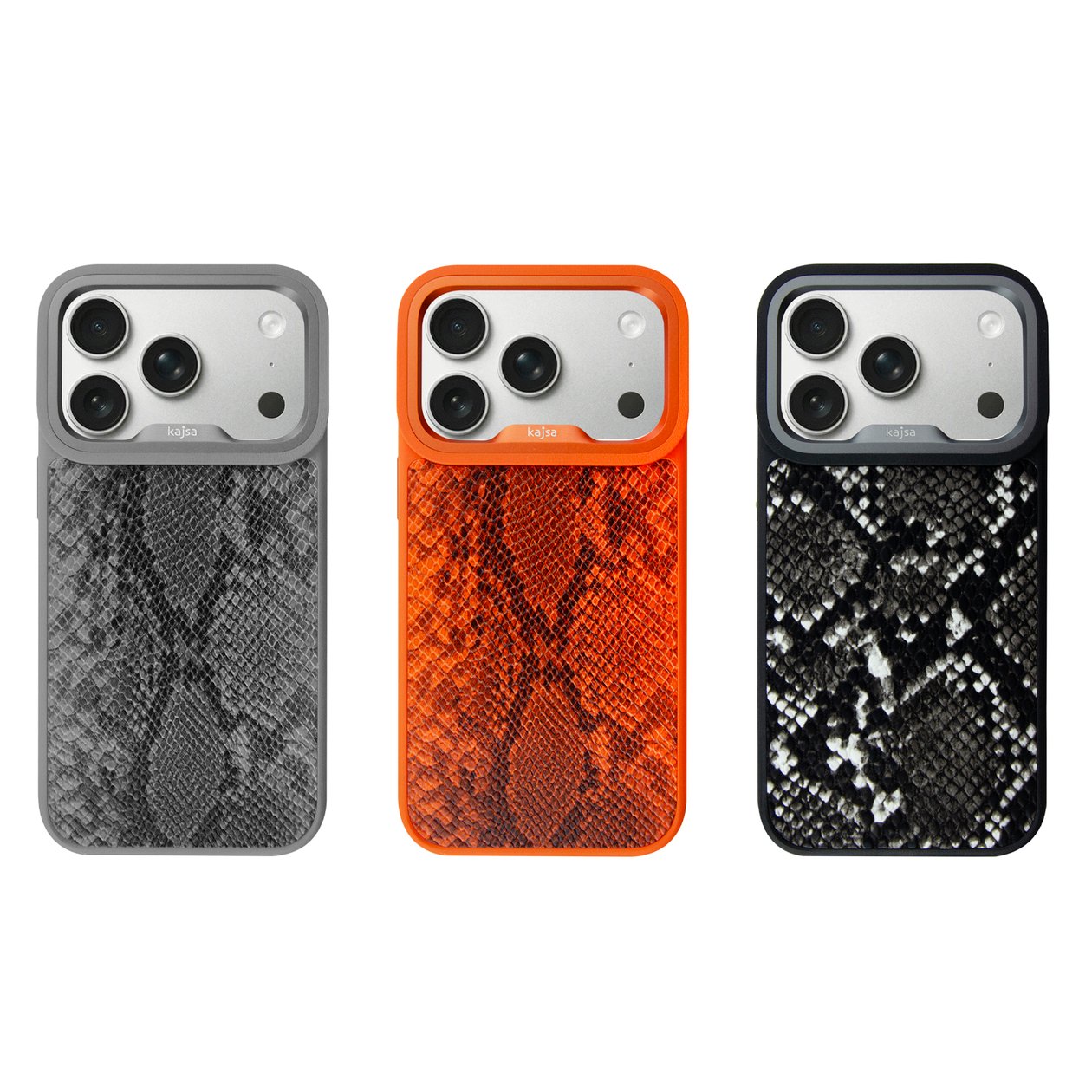 Kajsa Glamorous Collection Snake Pattern 2 Case iPhone 17 Pro