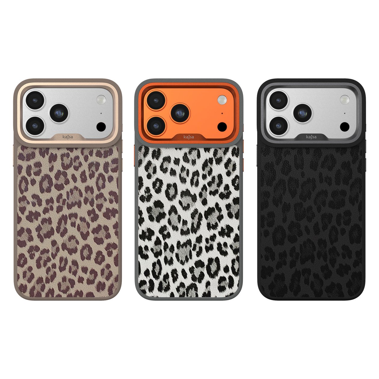 Kajsa Glamorous Collection Leopard Pattern 2 Case iPhone 17 Pro