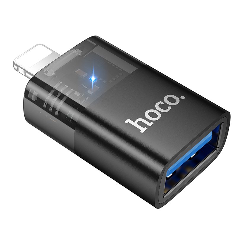 Переходник Hoco UA36 iP male to USB female OTG