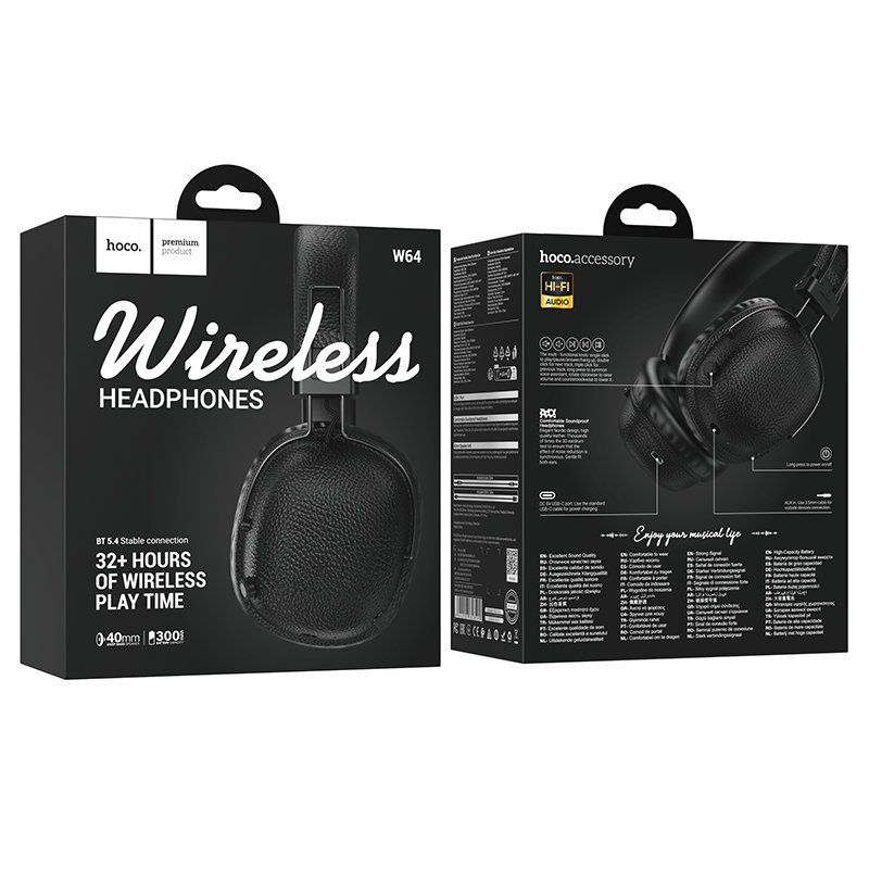 Наушники (накладные) Hoco W64 Earl Ⅱ BT headphones