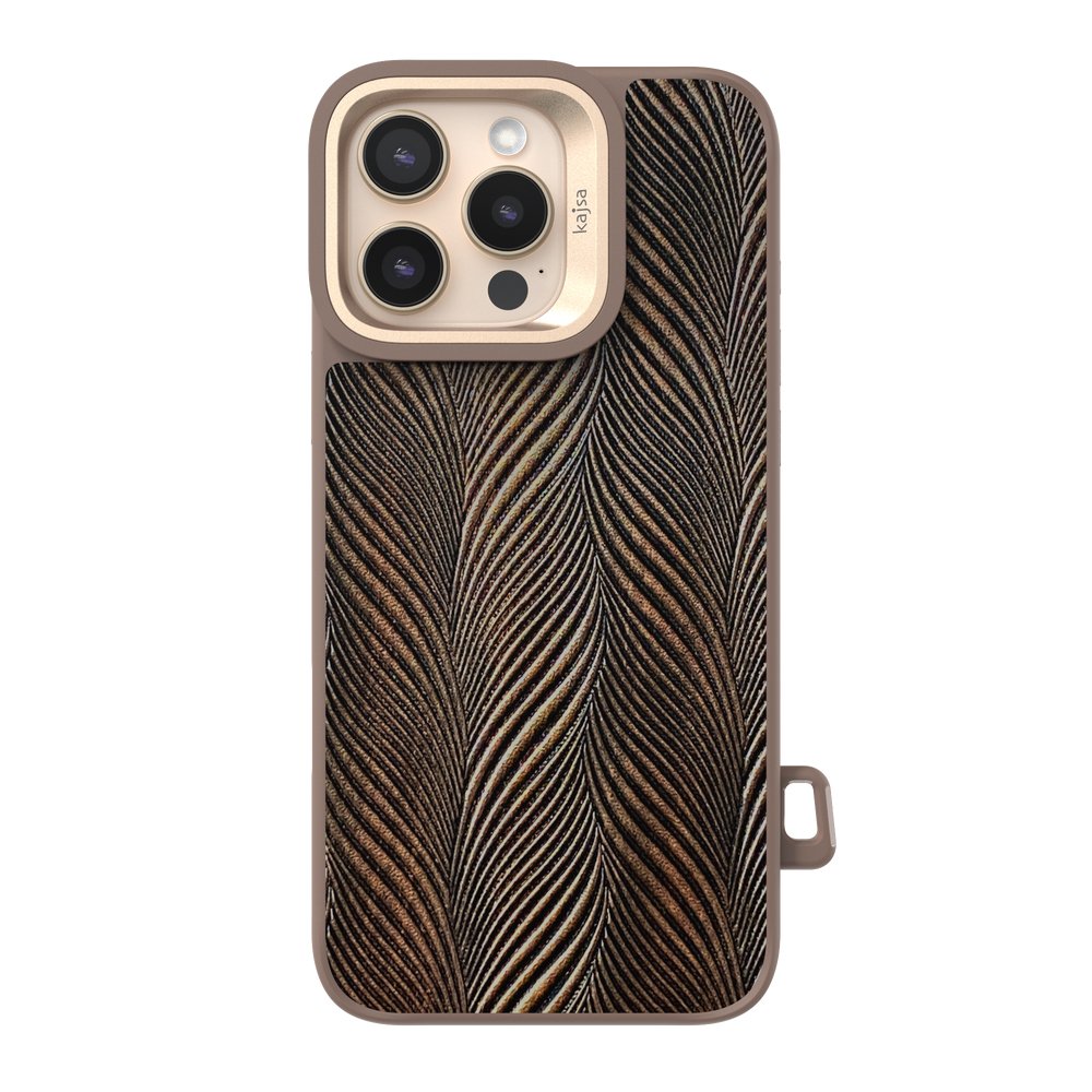 Kajsa Glamorous Collection Herringbone back case for iPhone 16 Pro Max