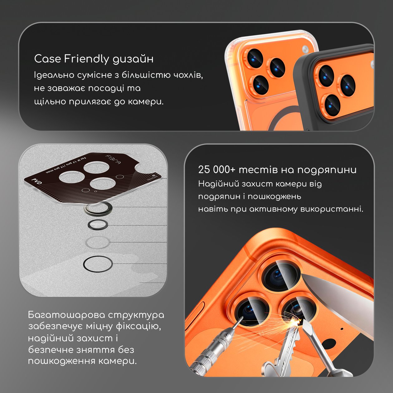 FIBRA Protective Lens iPhone 16 Pro/16 Pro Max
