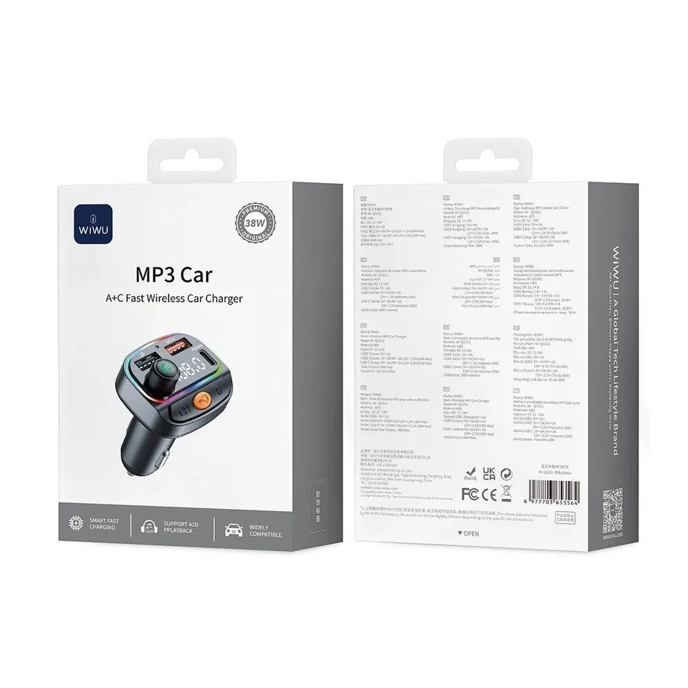 WIWU Модулятор Wi-QC031 MP3