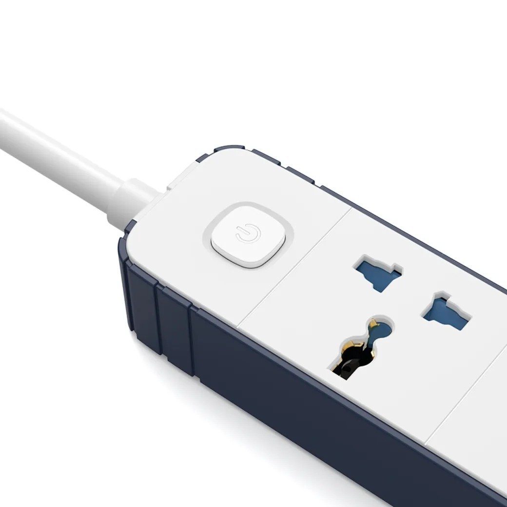 WIWU Сетевой Фильтр Wi-S007 8in1 20W GaN 2C+2A+4AC EU 2M