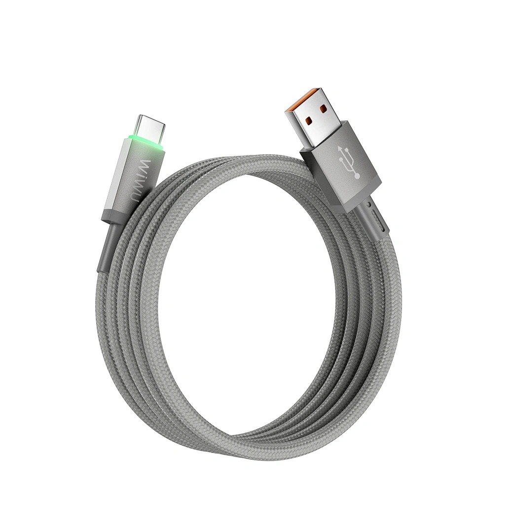 WIWU Кабель Wi-C082 60W Maglink Magnetic Cable USB A to Type C