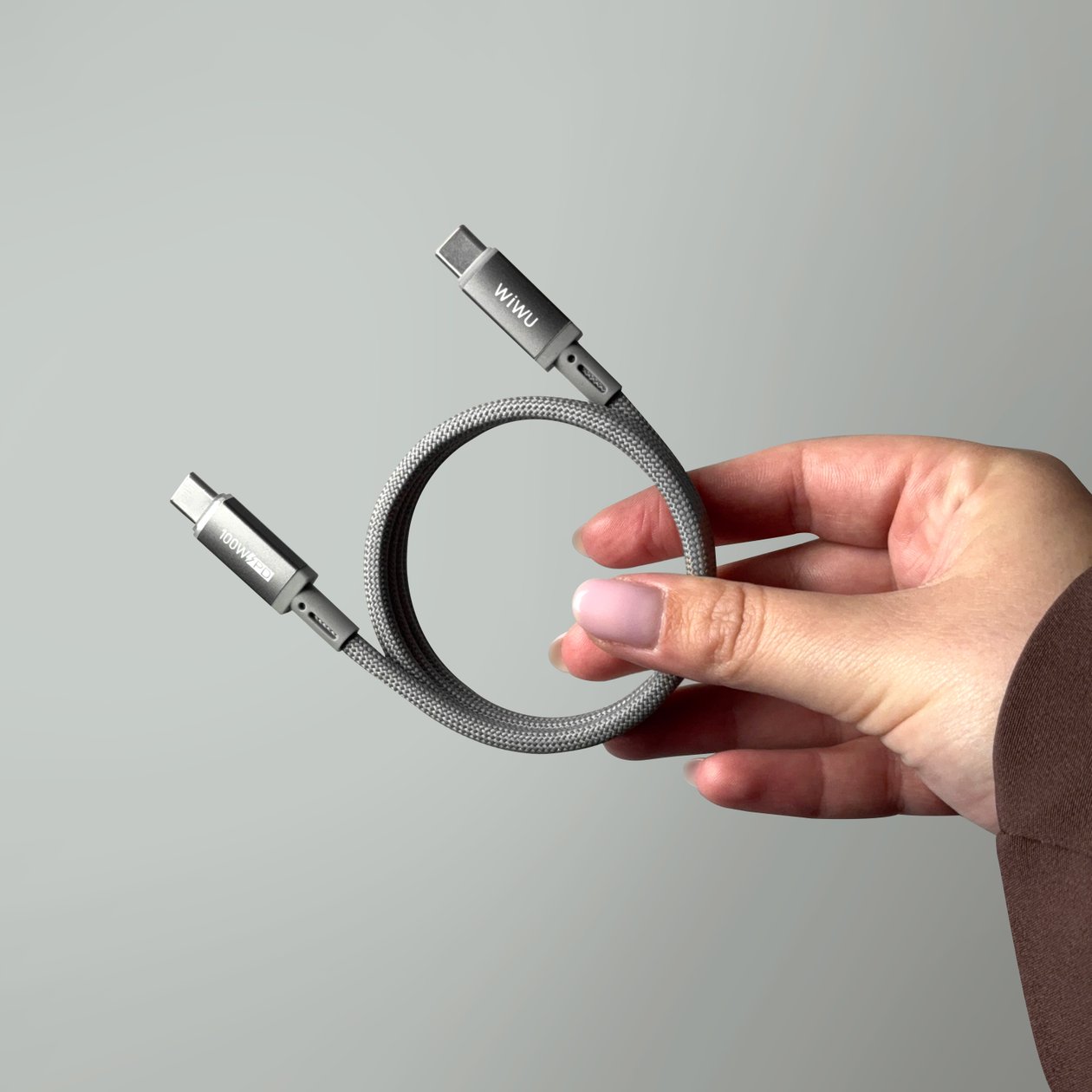 WIWU Кабель Wi-C084 C-C Maglink Magnetic Cable 100W
