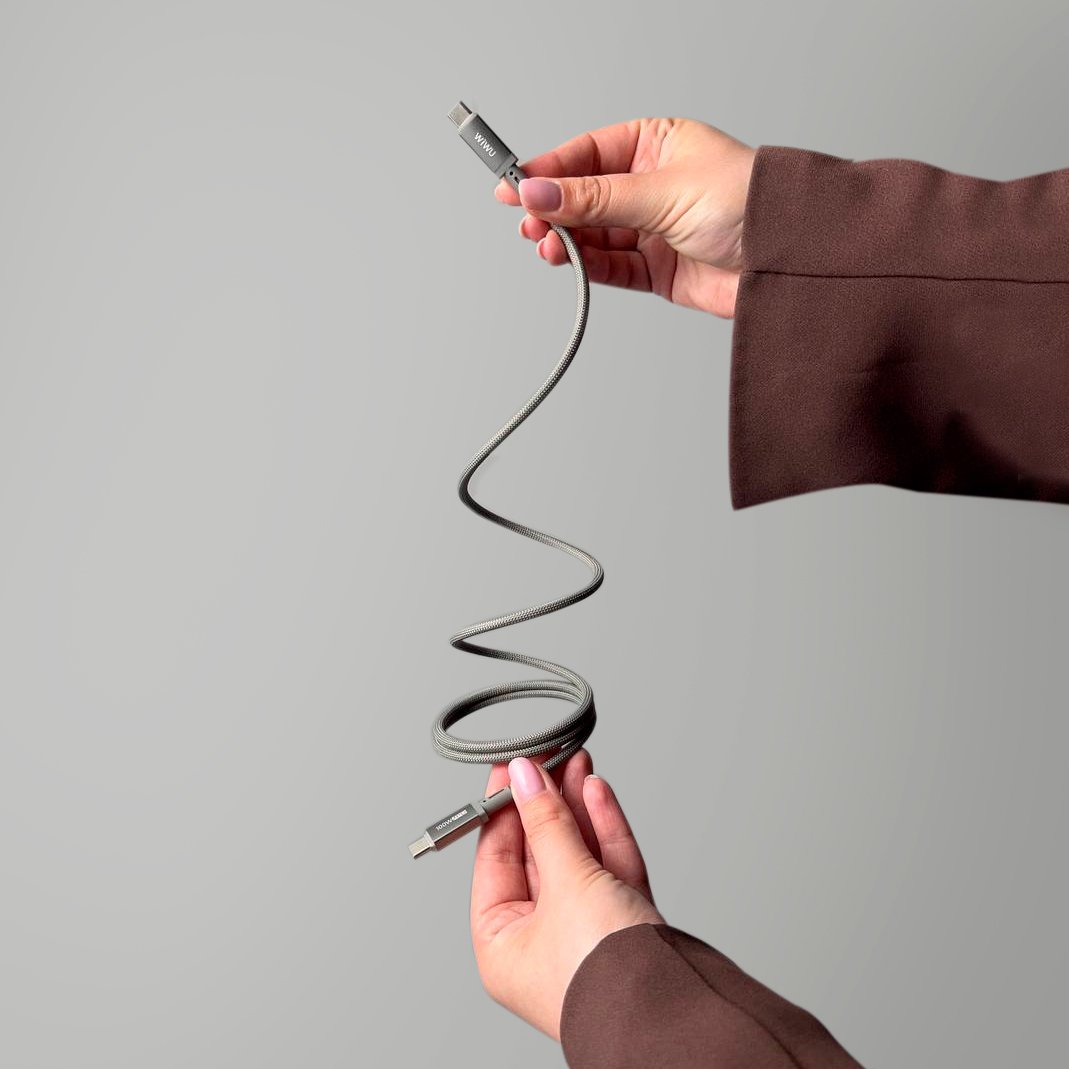WIWU Кабель Wi-C084 C-C Maglink Magnetic Cable 100W