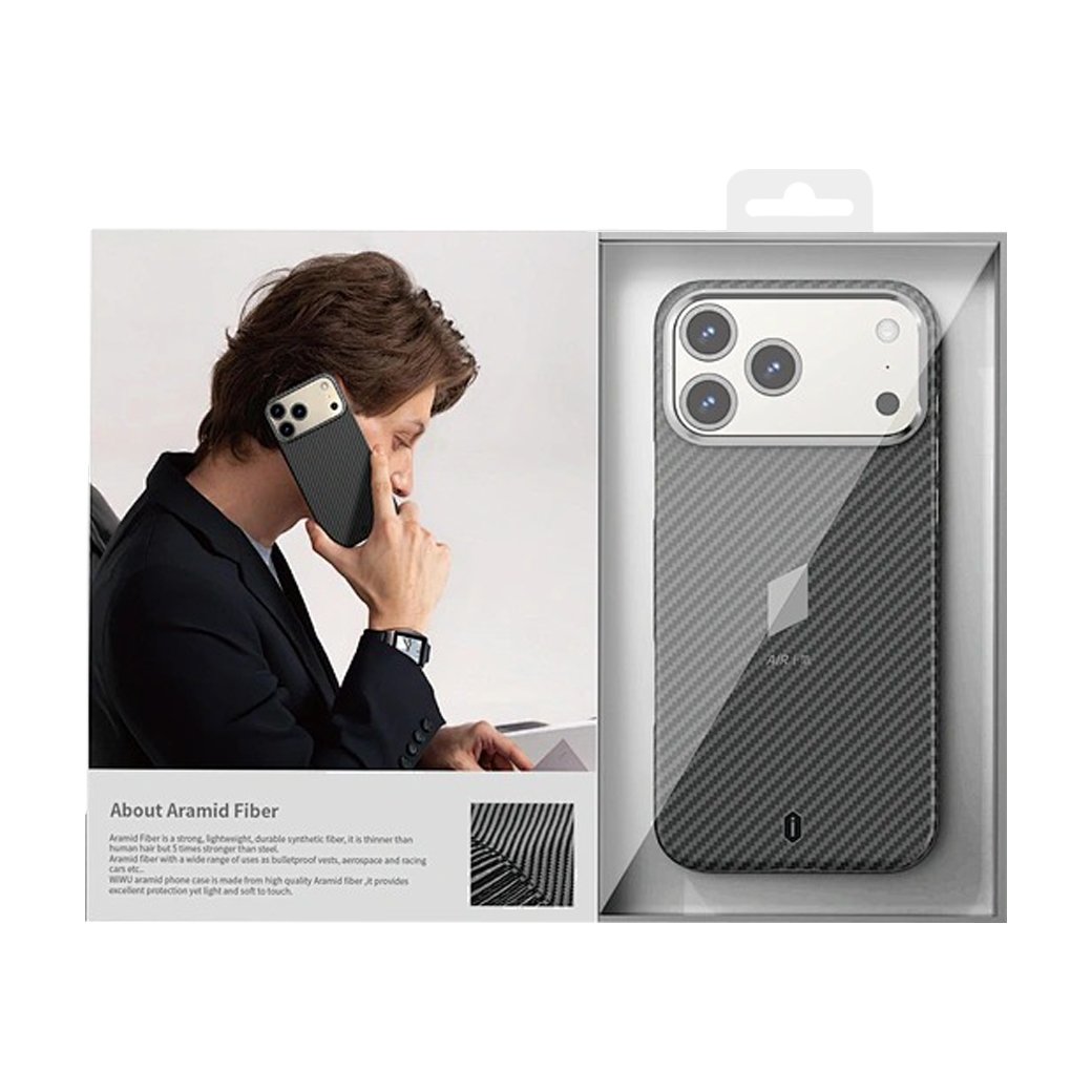 WIWU Чехол DCC-206 Aramid  Air blk  for iPhone 17 Pro