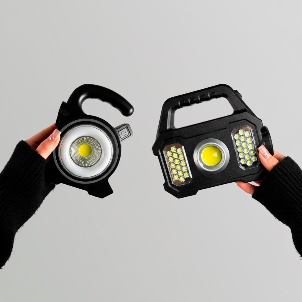 Фонарь аккумуляторный LED YT-880 + SOLAR
