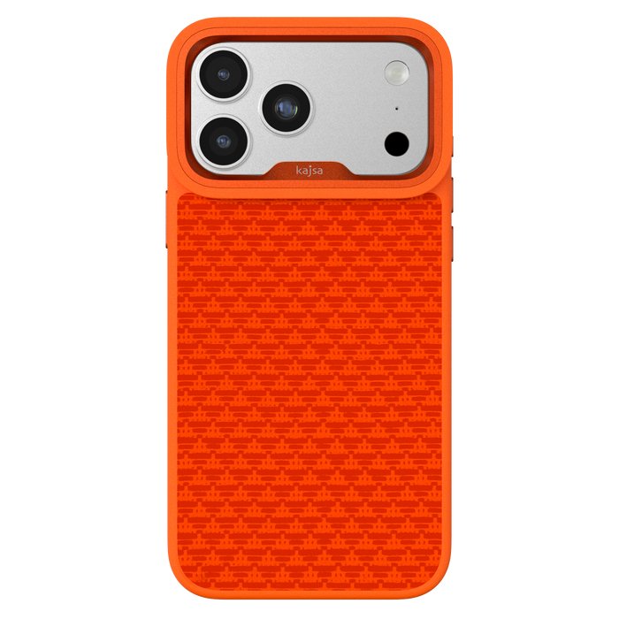 kajsa Glamorous Collection Pyramid Pattern back case for iPhone 17 Pro