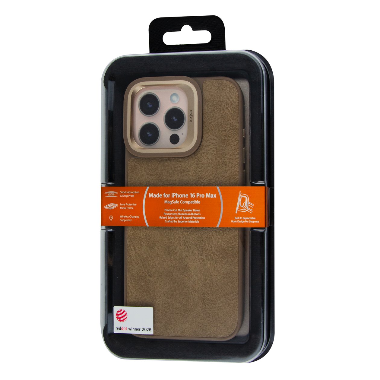 Kajsa Glamorous Collection Crazy Horse iPhone 16 Pro Max