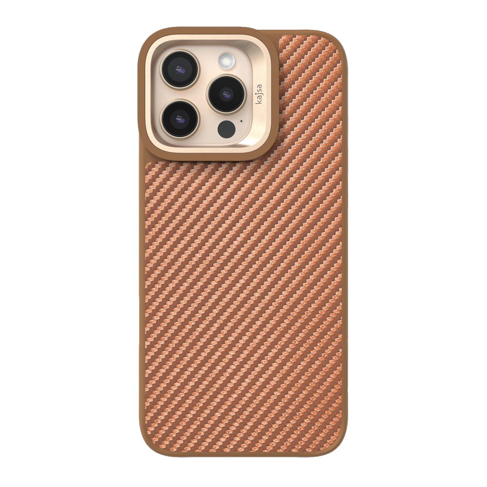 Kajsa Glamorous Collection Straw Mat Pattern iPhone 16 Pro