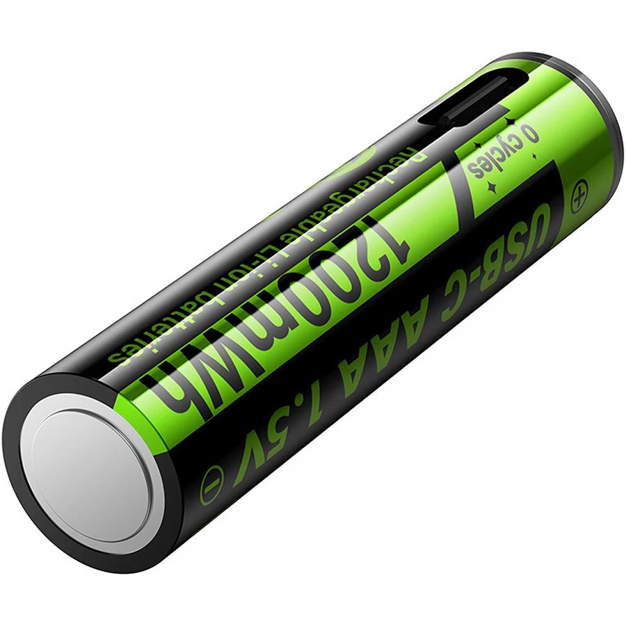 Аккумуляторные батарейки HOCO JA4 (AAA) 320mAh USB-C