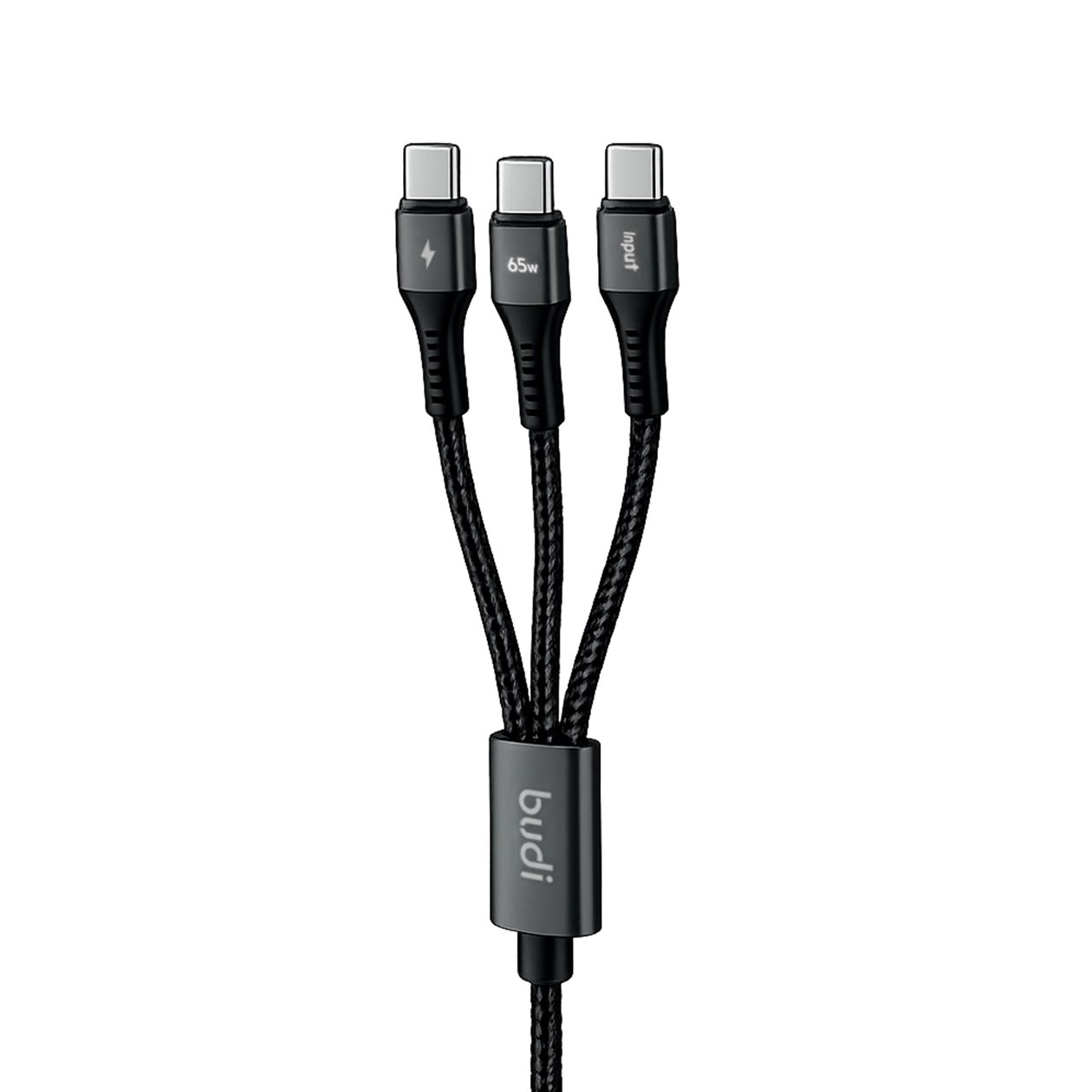 210C2C12B - Budi 2 in 1 Type-C to Type-C+Type-C