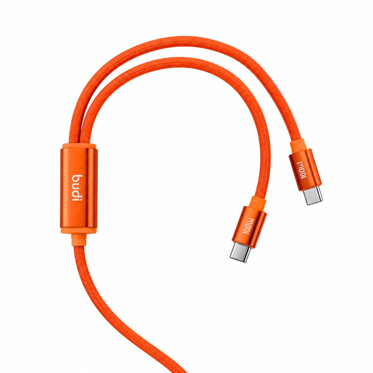 DC271TTT15C - Budi 2 in 1 Type-C to Type-C+Type-C