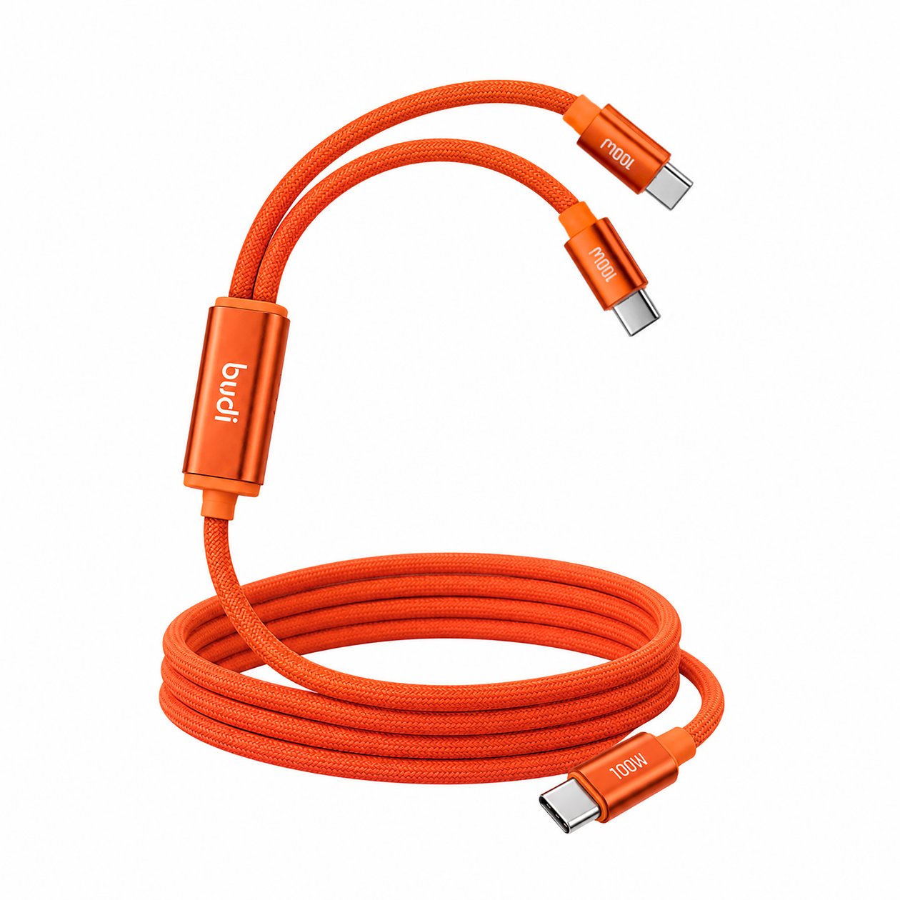 DC271TTT15C - Budi 2 in 1 Type-C to Type-C+Type-C