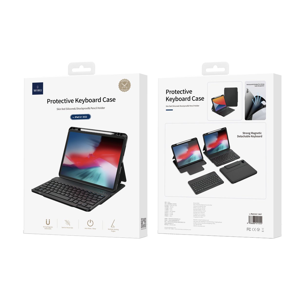 WIWU Чехол для планшета с клавиатурой Keyboard Case Pad 2025/2024 Air 11