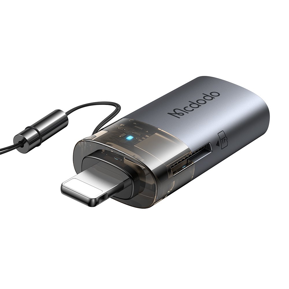 Переходник MCDODO OT-7850 Transfer Adapter A to L TF Card Reader