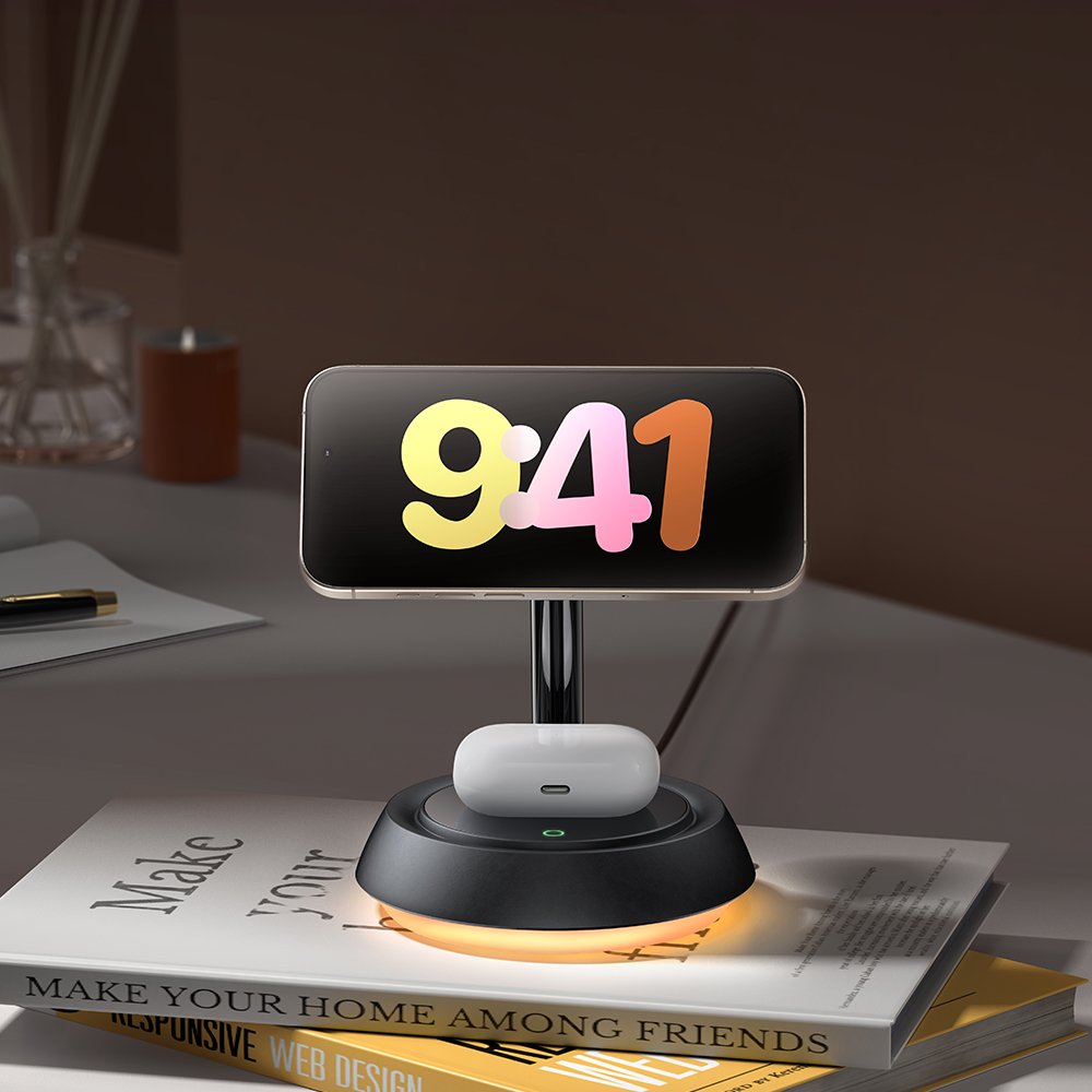 БЗУ MCDODO CH-4952 3 in 1 Magnetic Wireless Charging Stand