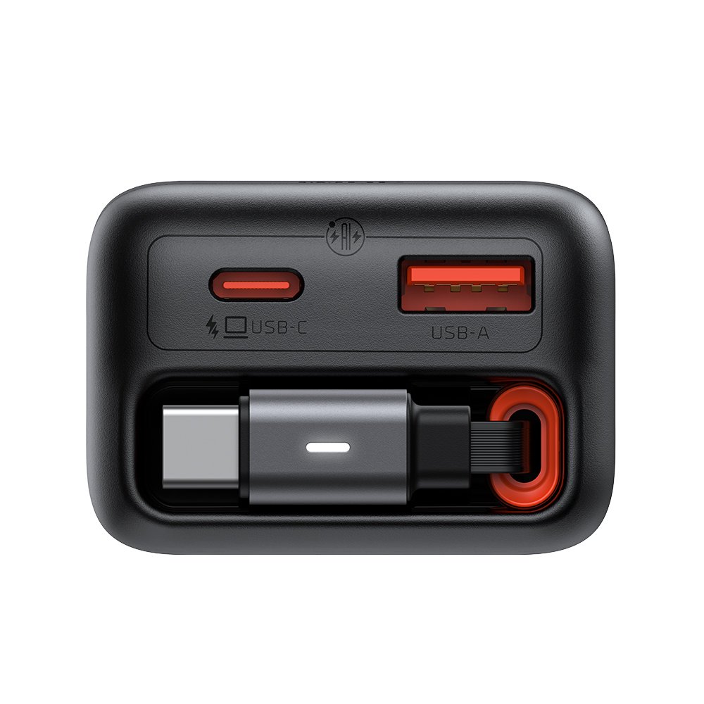 СЗУ MCDODO CH-1280 GaN Charger 65cm retractable USB-C Cable 35W 1C1A