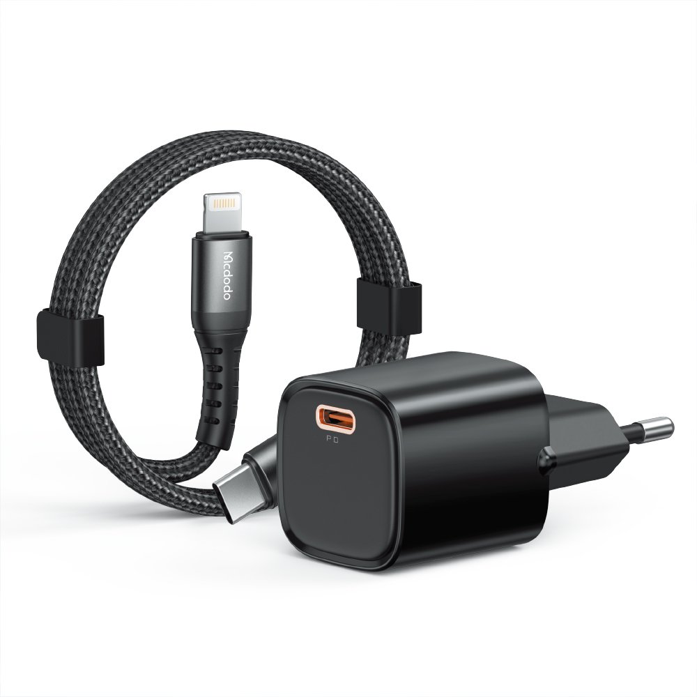 СЗУ MCDODO CH-0085 Mini GaN Charger 30W 1C with C to L Cable 1m
