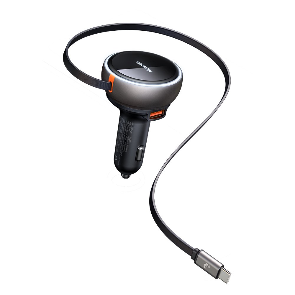 AЗУ MCDODO CC-4850 Car Charger 80cm retractable USB-C Cable 80W 1A