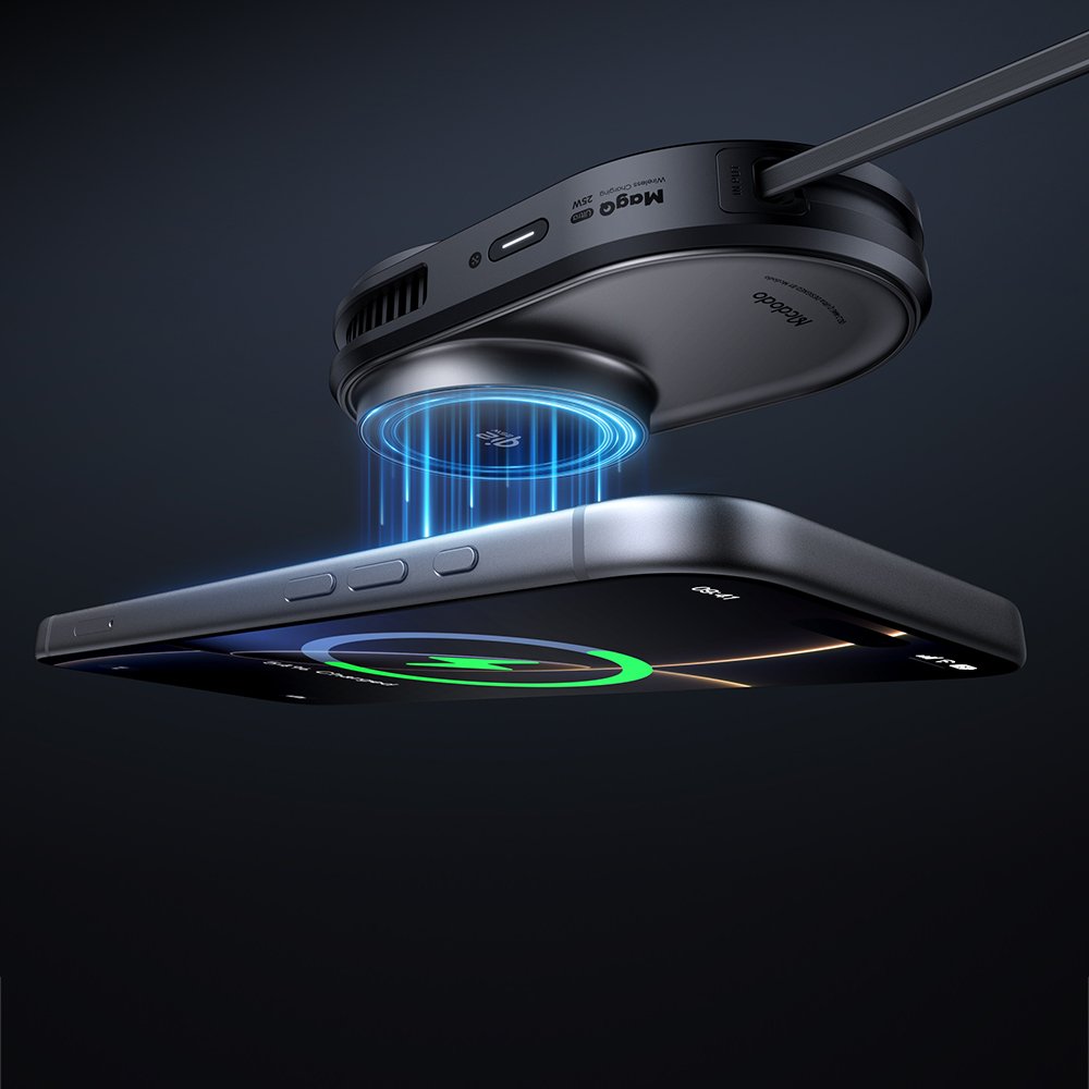 Автомобильный держатель MCDODO CH-8400 Magnetic Wireless Car Charger 25W with 45W Charger