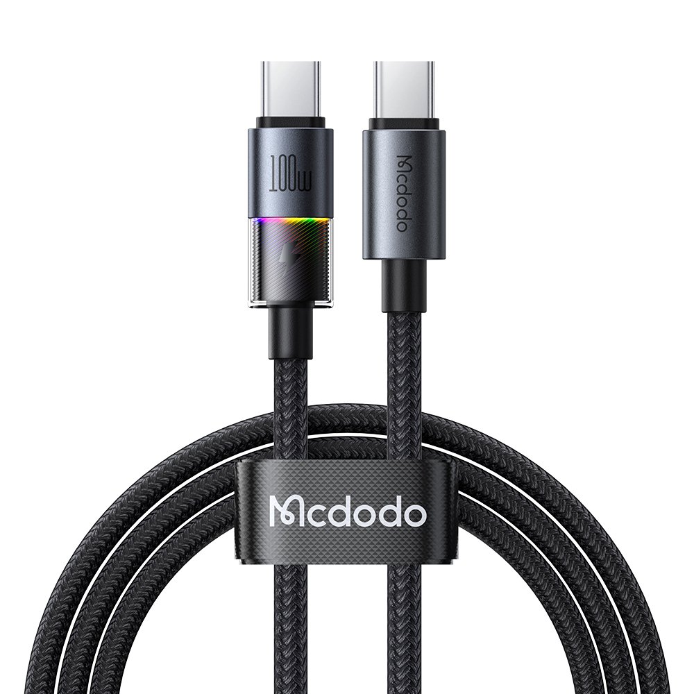 Кабель MCDODO CA-8200 7 Colorful Lights C to C 100W 1.2m