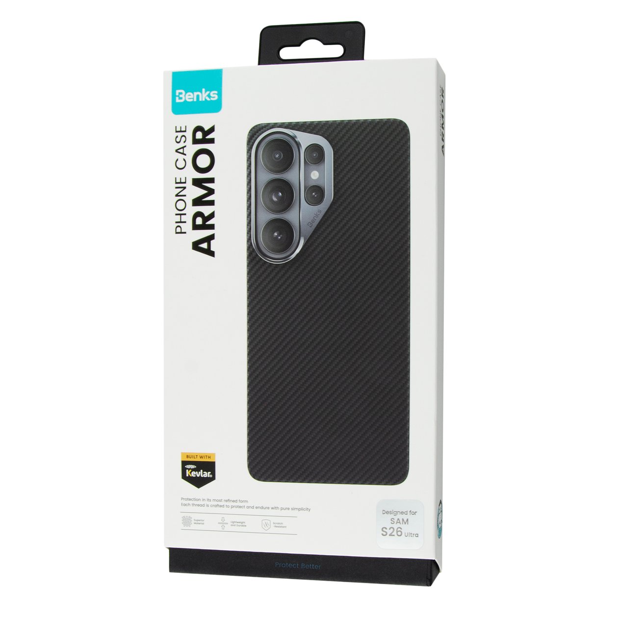 Benks ArmorAir 600D Kevlar Case S26 Ultra
