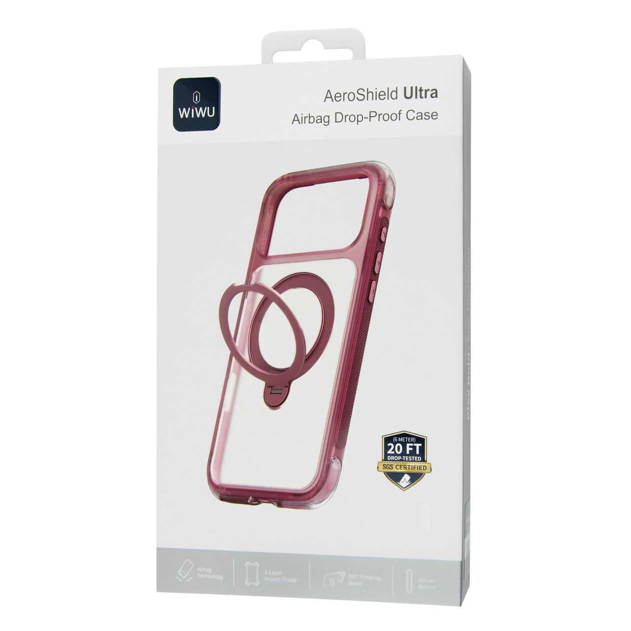 WIWU Чехол AreoShield Ultra Airbag Anti-Proof iPhone 17 Pro/18 Pro