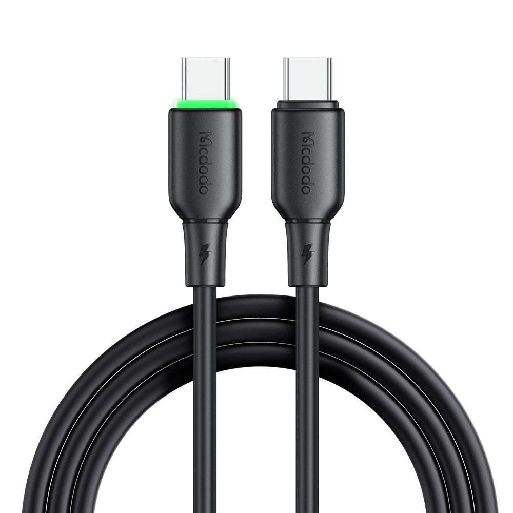Кабель MCDODO CA-4771 Type-C to Type-C Data Cable with LED Light 1.2m 65W