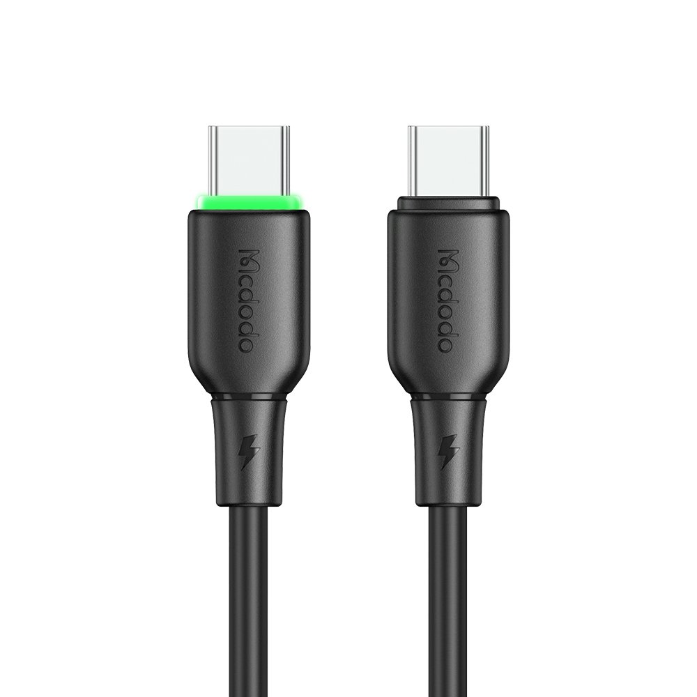 Кабель MCDODO CA-4771 Type-C to Type-C Data Cable with LED Light 1.2m 65W
