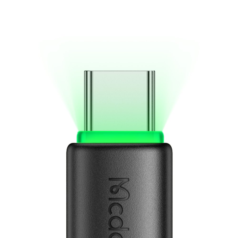 Кабель MCDODO CA-4771 Type-C to Type-C Data Cable with LED Light 1.2m 65W