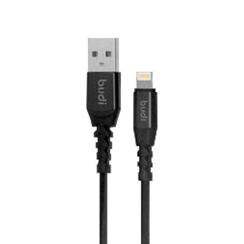 M8J191L-BLK (DC191L10B) - Lighting to USB Charge/Faster,zinc alloy metal 1м
