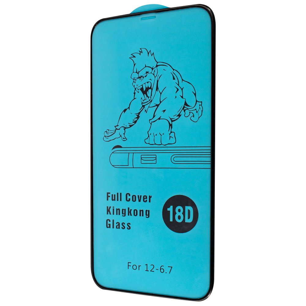 Защитное стекло 18D Full Glue silicone iPhone 12Pro Max