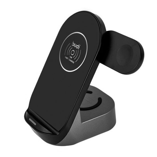 WL4300B - Budi 3 in 1 Wireless Chargin Stand