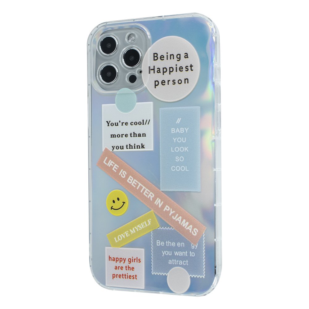 TPU Gradient Smile Popsockets Case Apple Iphone 12 Pro Max