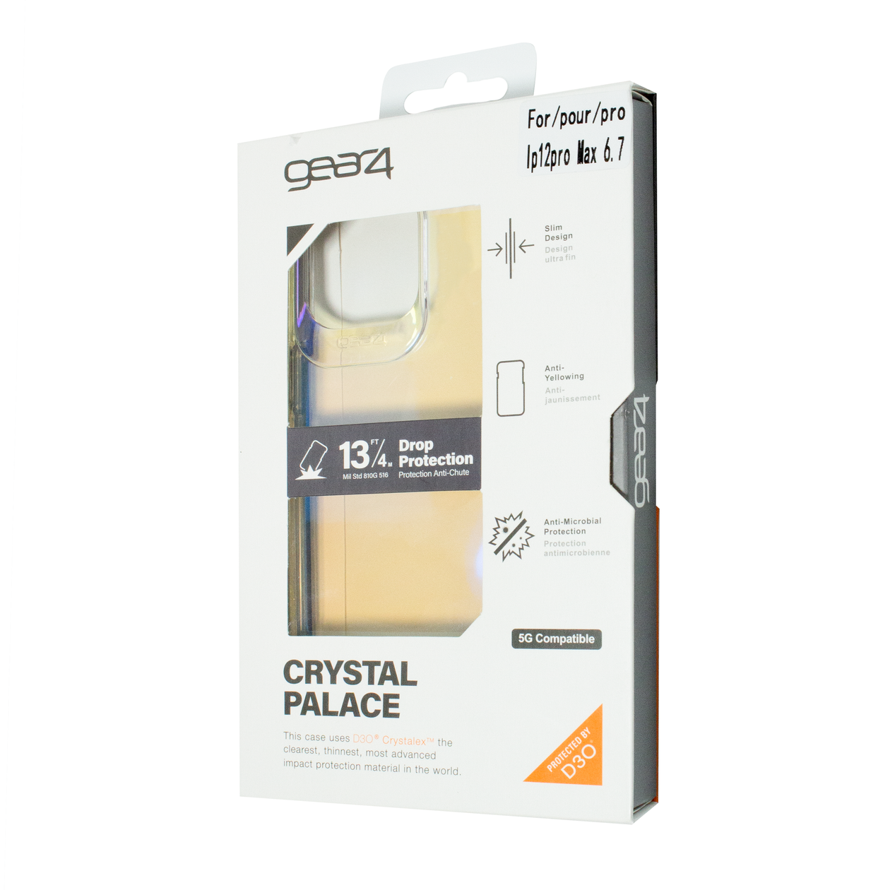 Gear4 Drop Protection Chamelion case iPhone 12 Pro Max