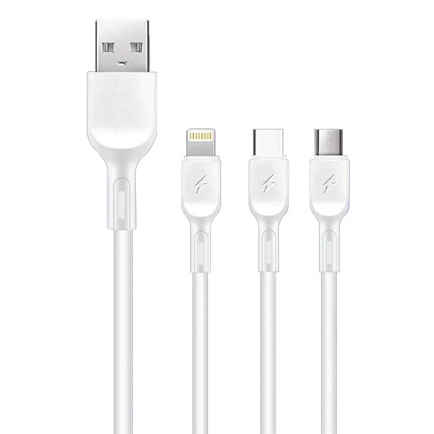 WUW Charging Cable 3in1, 2A  1m X179