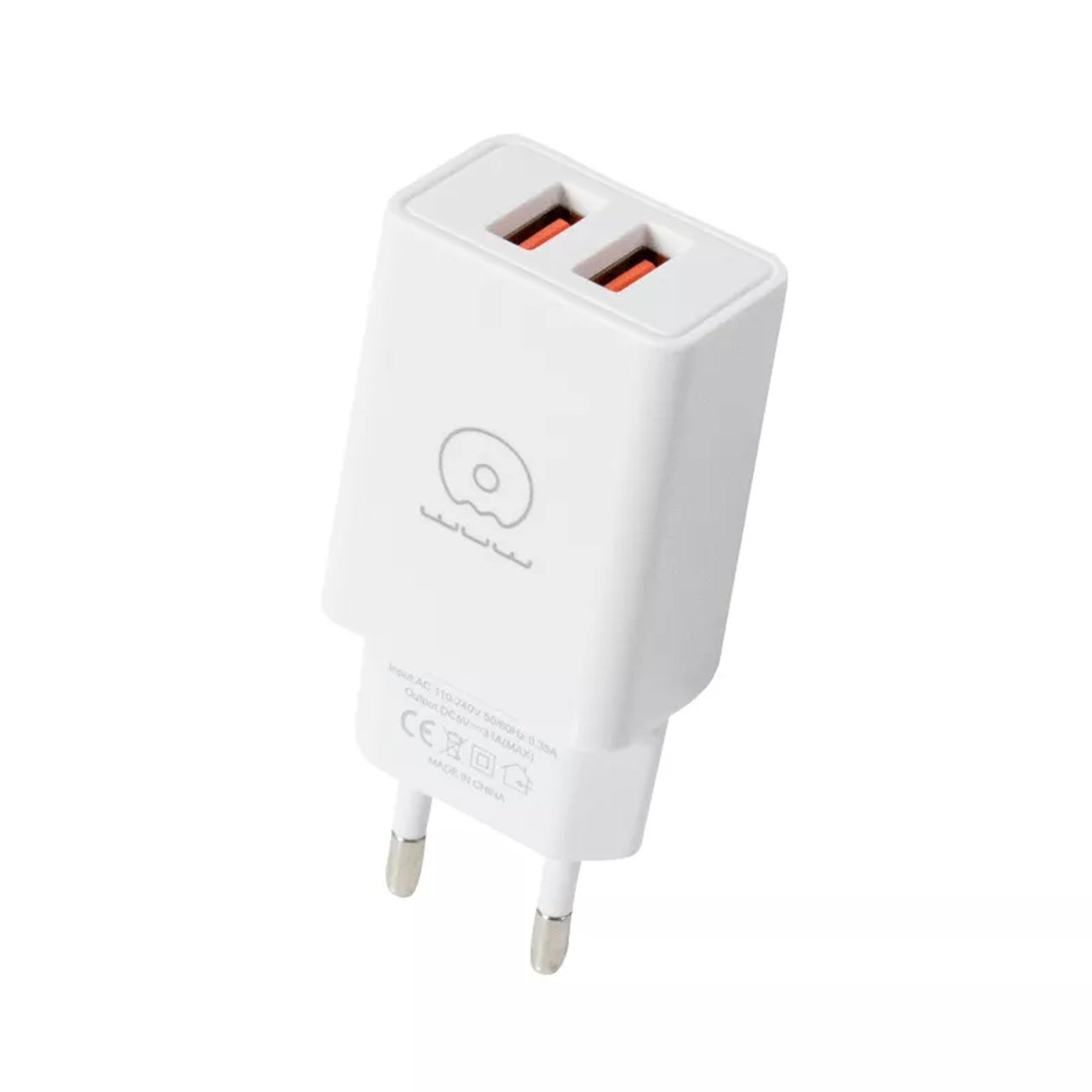 WUW Charger Set Dual USB/3.1A Micro T55