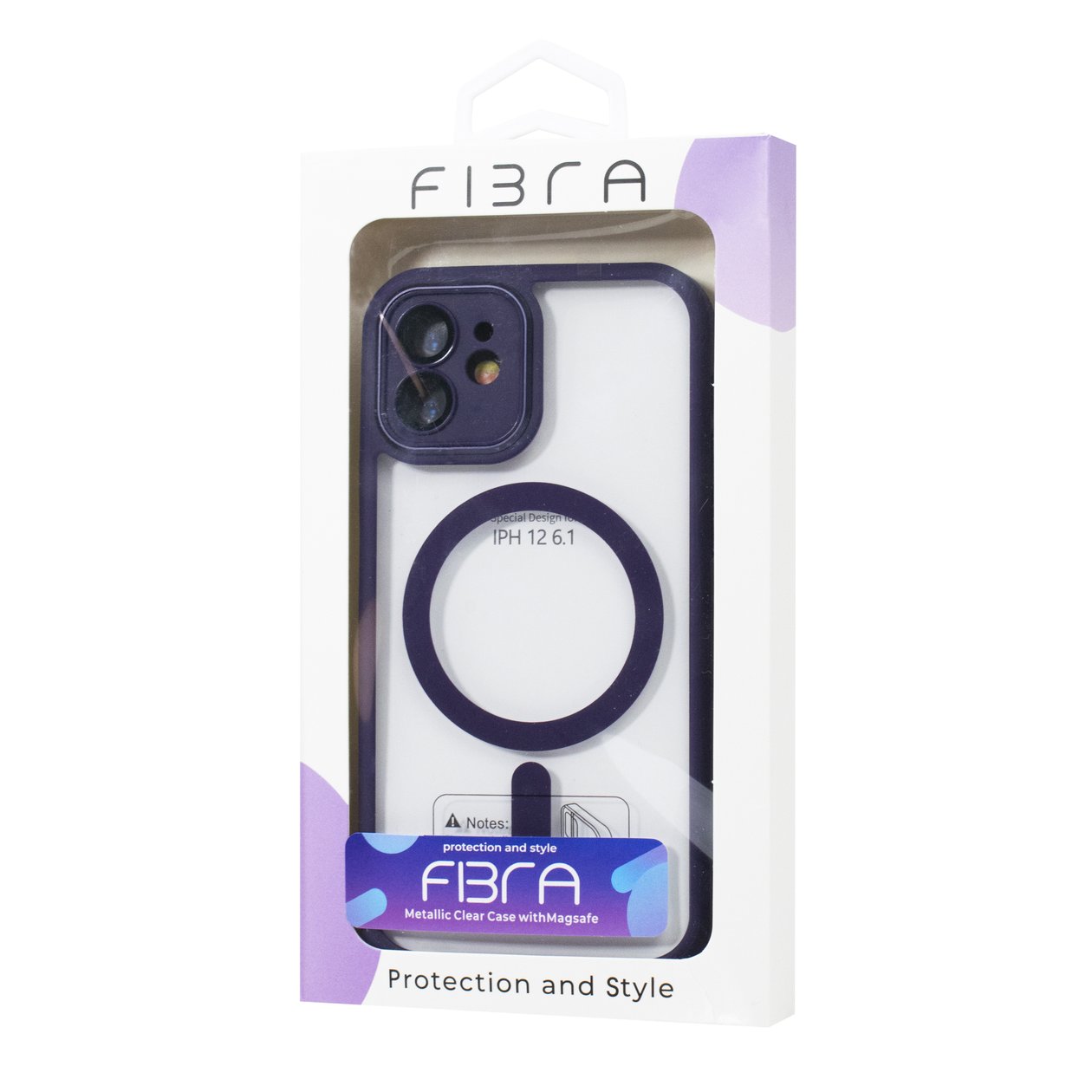 FIBRA Metallic Clear Case with MagSafe iPhone 12/12Pro