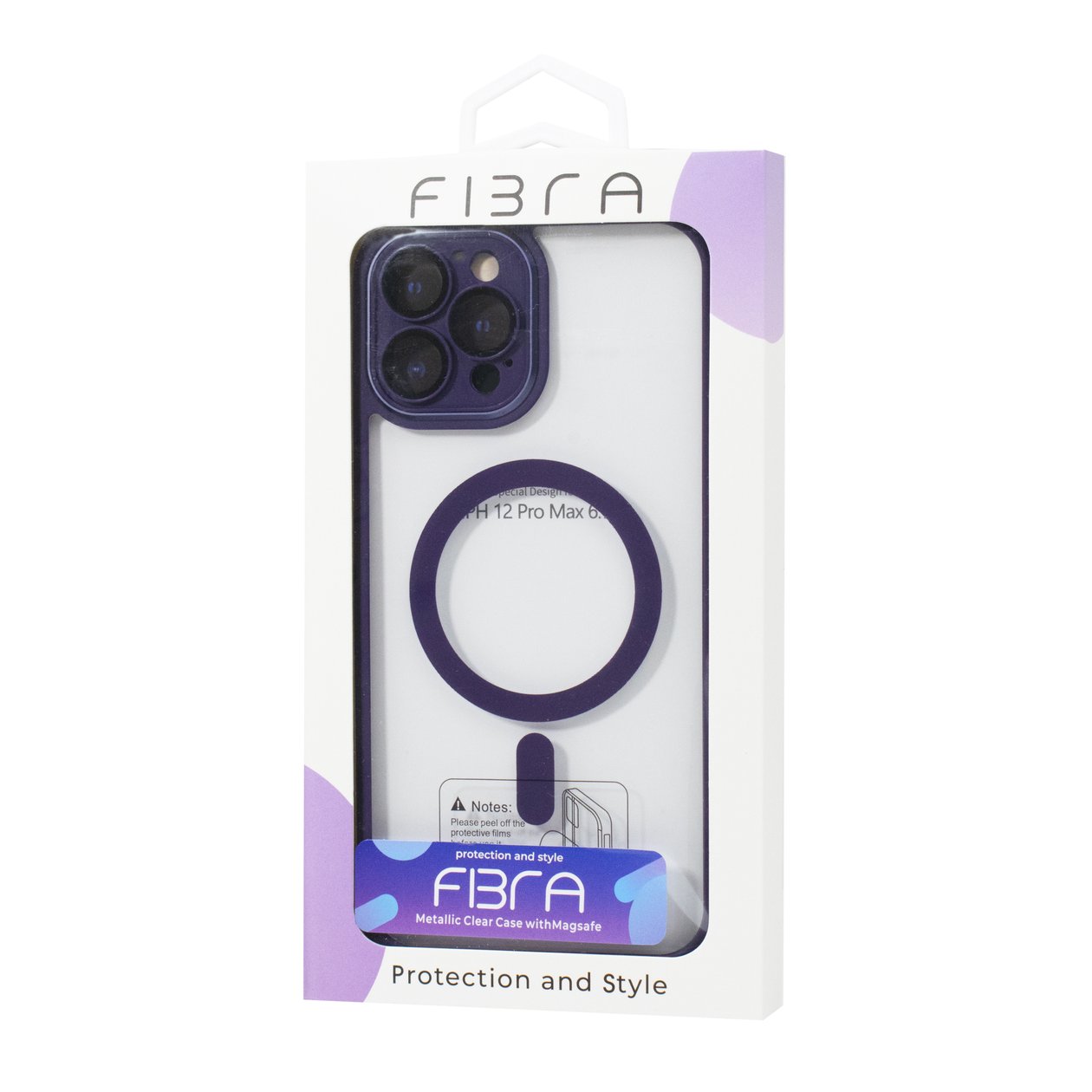 FIBRA Metallic Clear Case with MagSafe iPhone 12 Pro Max